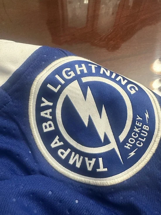 Adidas NHL Tampa Bay Lightning #91 Steven Stamkos Authentic Jersey Men's Size 56 - Picture 4 of 7